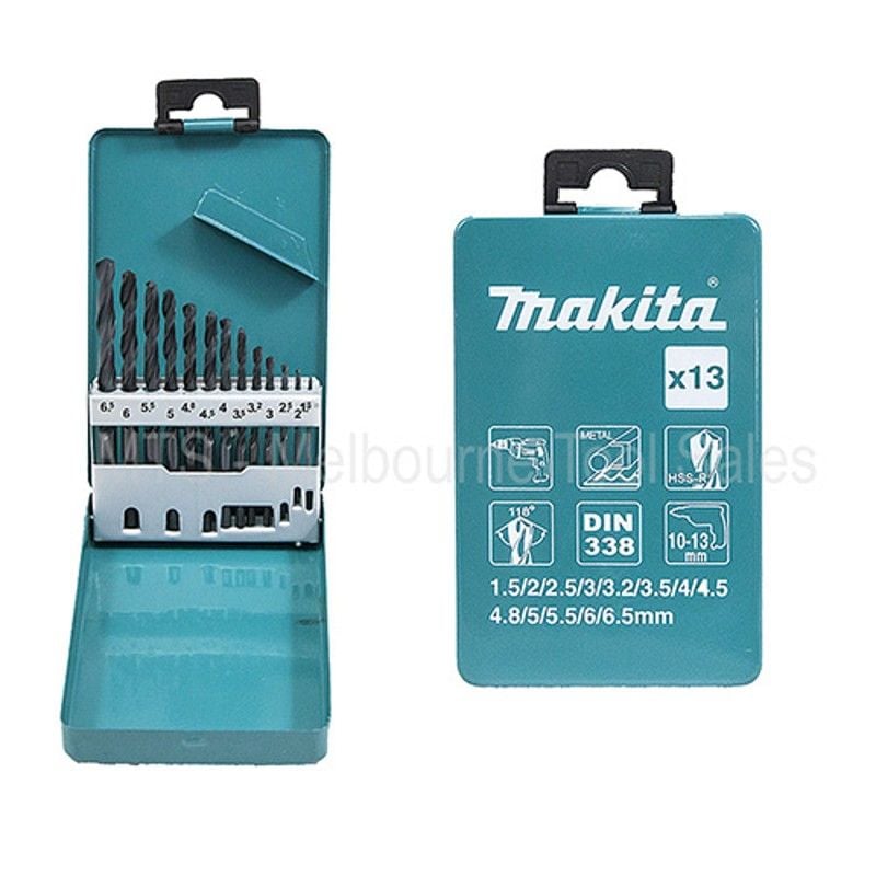  Bộ 13 Mũi Khoan Sắt HSS-R Makita D-54075 
