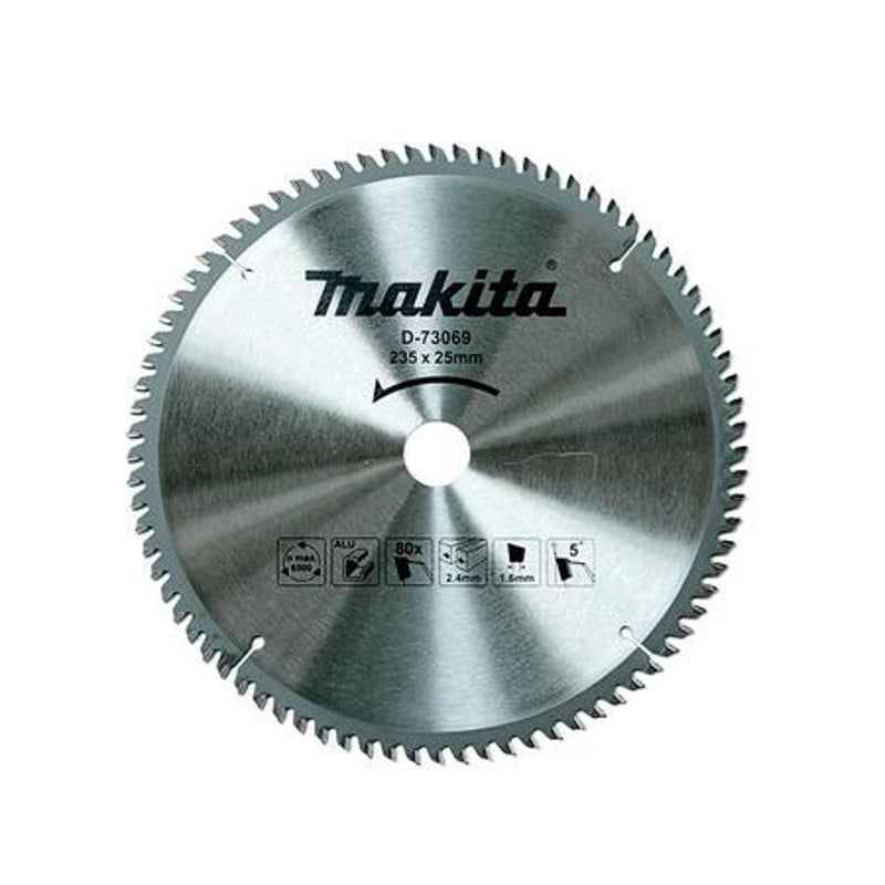  Lưỡi Cưa 235mm Hợp Kim Dùng Cho Nhôm Makita D-73069 