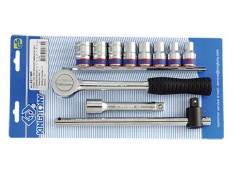  1/2'' Bộ Tuýp 11 Chi Tiết Hệ Mét Kingtony 4311MR 