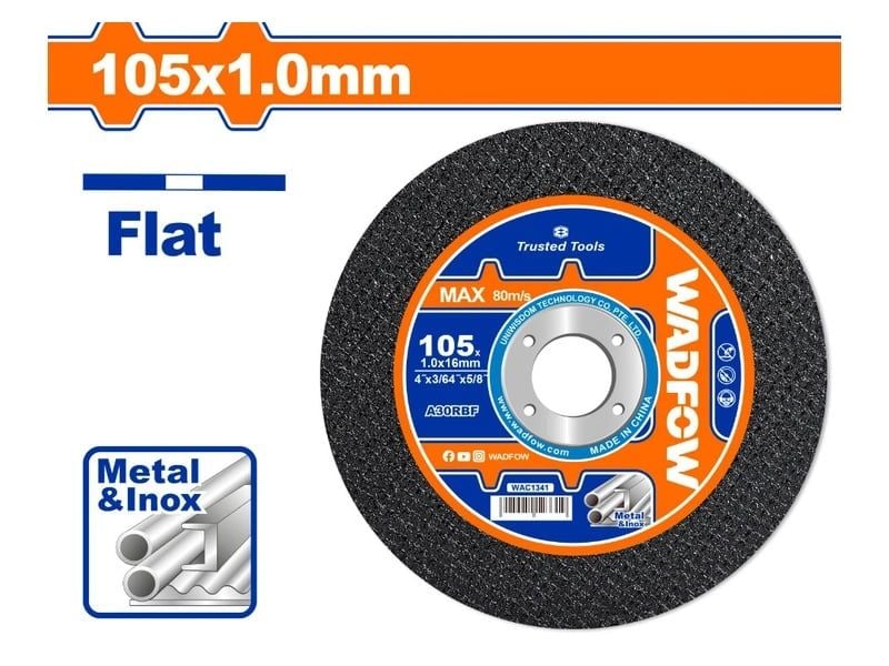  Đá cắt kim loại 105x1x16mm WadFow WAC1341 