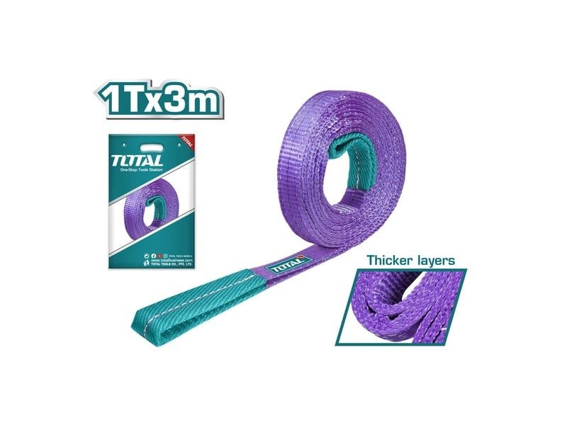  Dây cáp vải cẩu hàng 1 tấn 3 mét TOTAL THTWS0103 