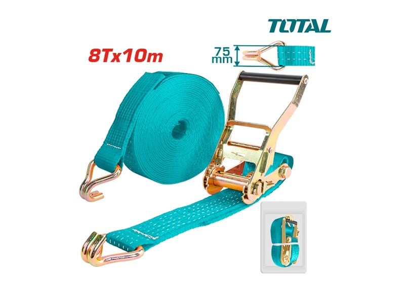  Dây đai 8Tx10m móc J TOTAL THTRS8101 