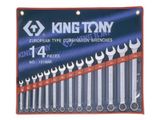  Bộ cờ lê vòng miệng 14 chi tiết Kingtony 1215MR (8 - 24mm) 