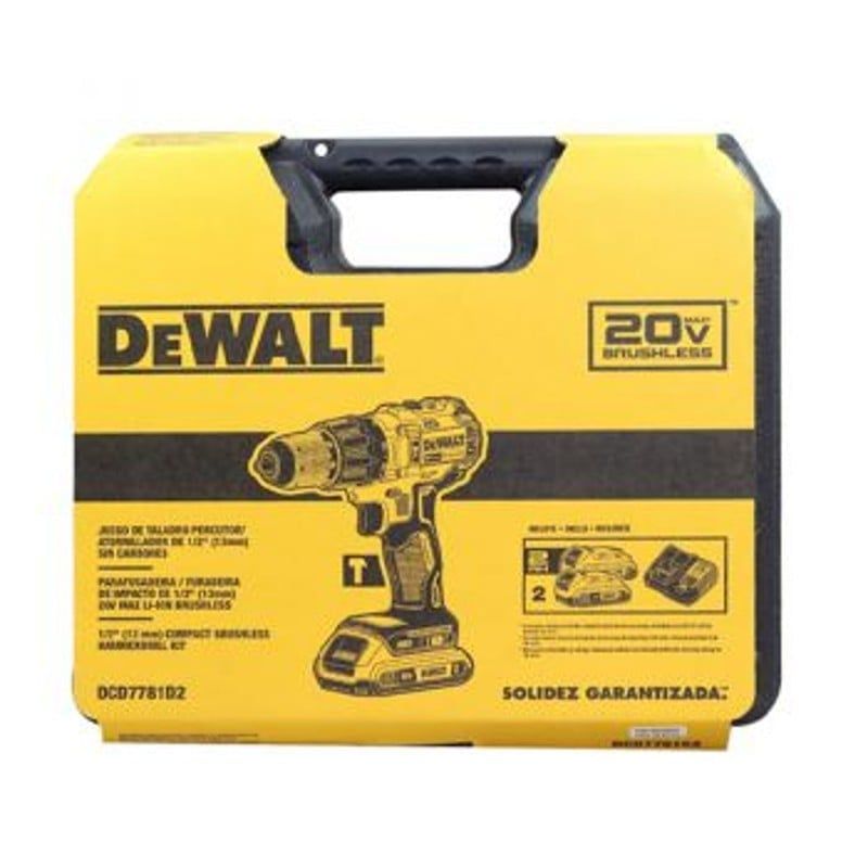  Máy Khoan Vặn Vít Dùng Pin 20V Dewalt DCD7781D2-B1 