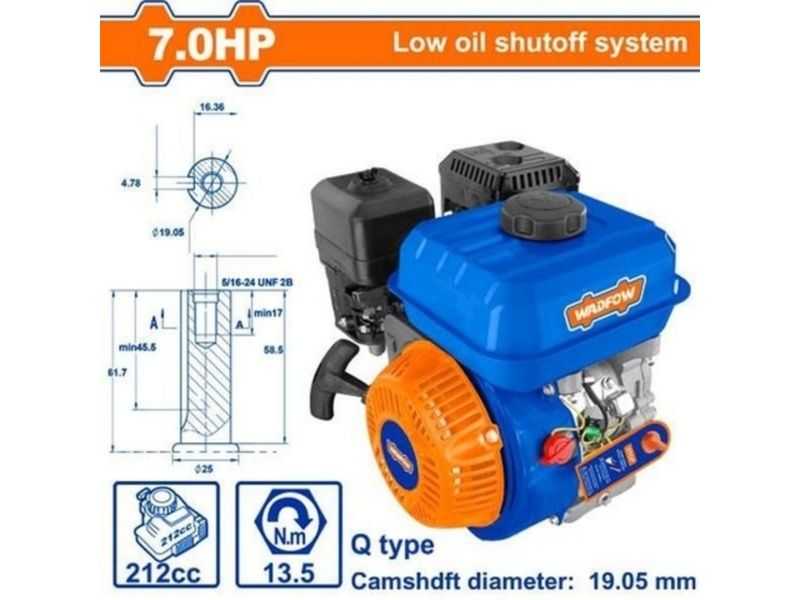  Động cơ nổ 7.0HP Wadfow WGNAA1706Q 