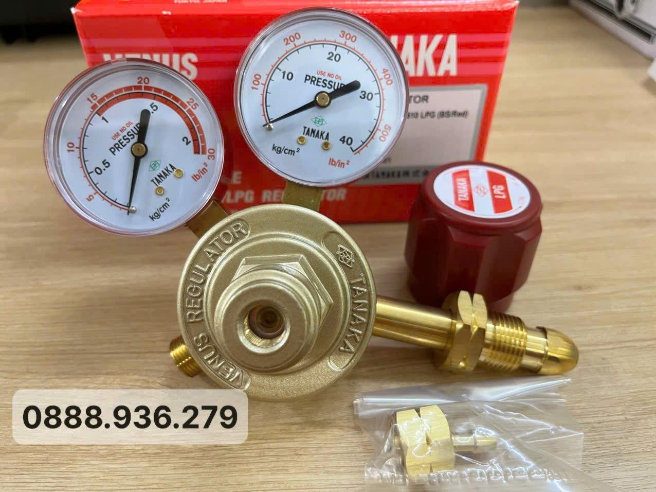  Đồng Hồ Gas Tanaka Venus  CGA-510 LPG 