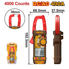  ĐỒ NGHỀ INGCO Đồng hồ kẹp kỹ thuật số AC/DC 400A-4000 số đếm DCM62002 