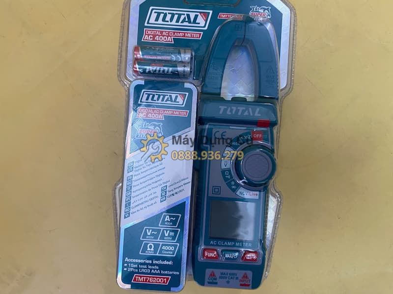  Kềm đo AC kỹ thuật số Total TMT762001 