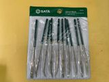  Bộ dũa cong kim cương 10 chi tiết 3x140mm SATA 03805 