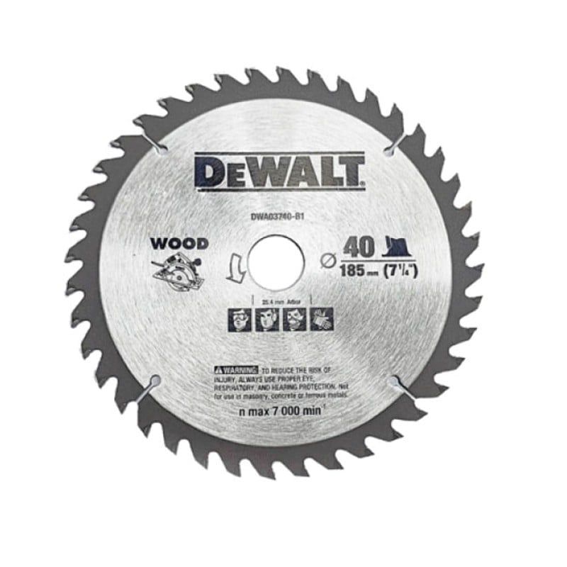  Lưỡi Cưa Gỗ TCT Dewalt DWA03740-B1 185x25.4mm 