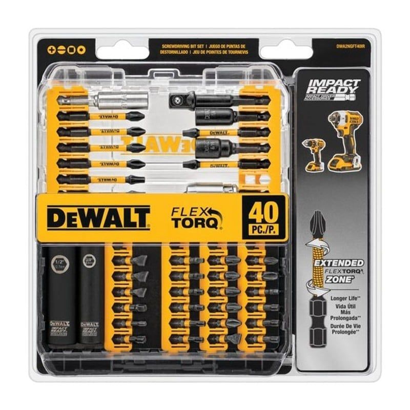  Bộ Mũi Vít 40 Chi Tiết Dewalt DWA2T40IR 