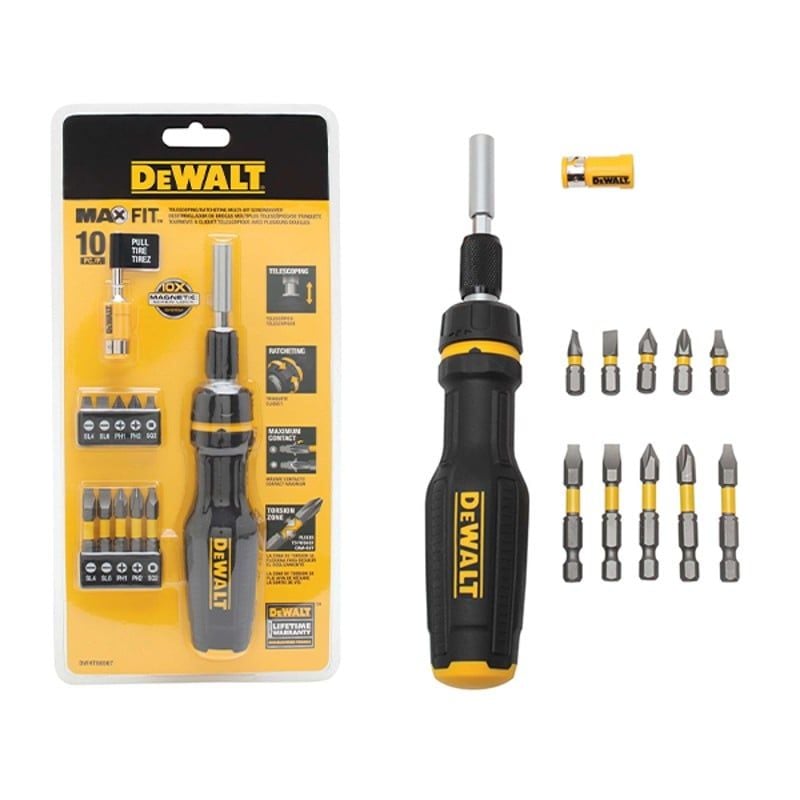  Bộ Tuốc Nơ Vít 10 Món Dewalt DWHT66567 
