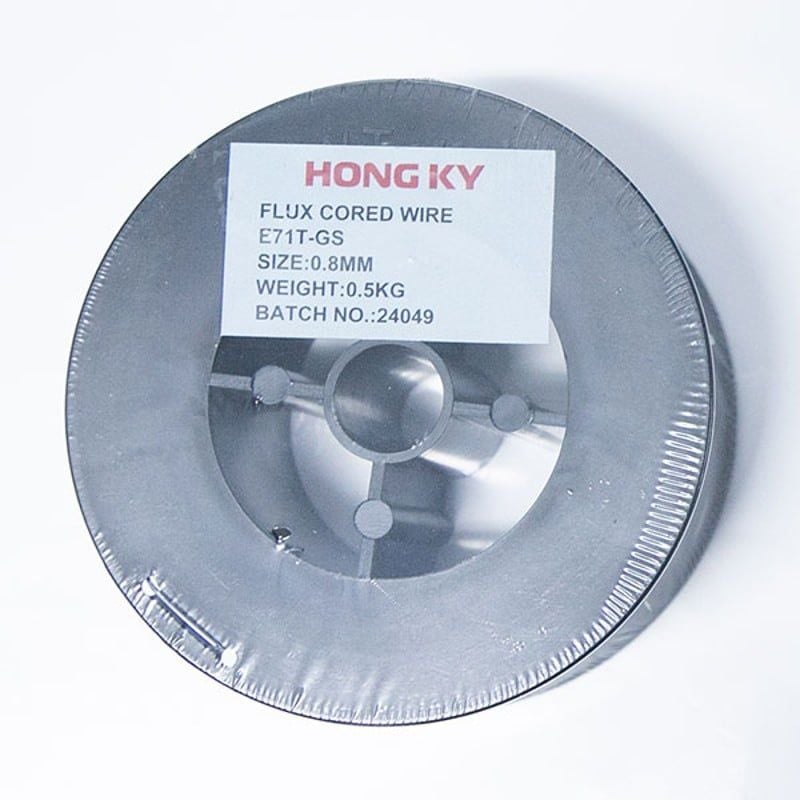  Cuộn Dây Hàn Mig Không Dùng Khí 0.8Mm Hồng Ký E71T-Gs (1.0Kg) 