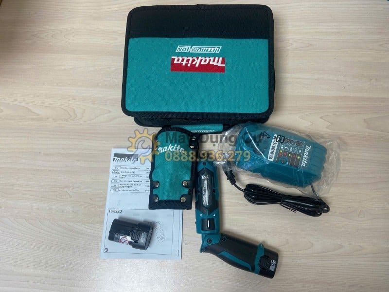  Máy Vặn Vít Gập Pin 7.2V MAKITA TD022D Chính Hãng 