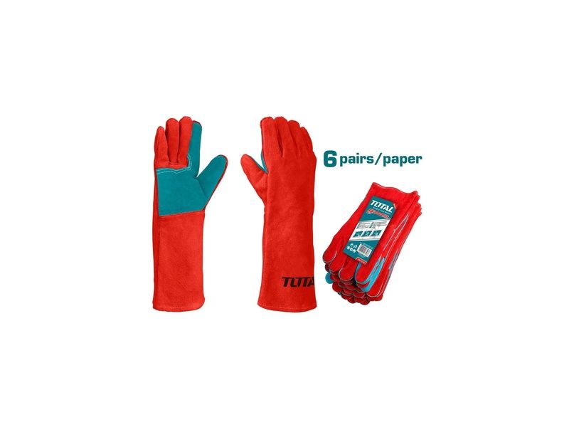  Găng Tay Vải Da Dùng Máy Hàn Total TSP15161 