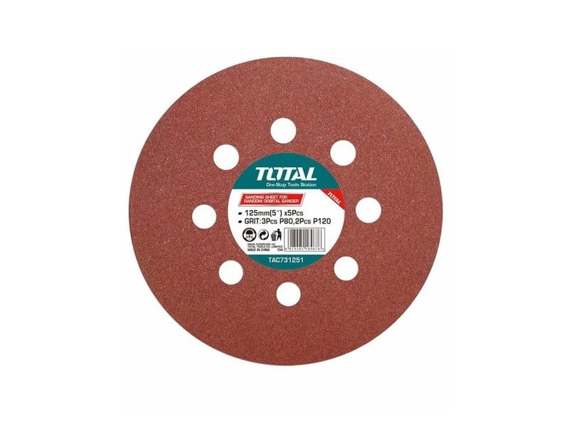  Giấy Nhám Tròn 125mm Total TAC731251 