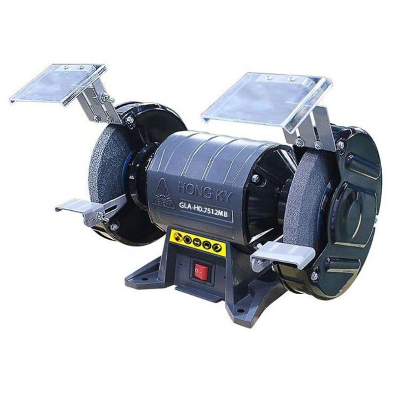 Máy Mài Bàn 2 Đá Thân Nhôm Hồng Ký Gla-H0.7512-2Đ (1Hp 220V 2800) 