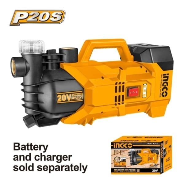  Máy bơm hút chất lỏng dùng pin 20V (không kèm pin và sạc) INGCO GWPLI201801 