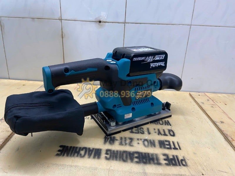  MÁY CHÀ NHÁM DÙNG PIN 18V MAKITA DBO380RTJ - GIẢI PHÁP CHÀ NHÁM CHỮ NHẬT CHO THỢ MỘC, THỢ SƠN VÀ XƯỞNG NỘI THẤT 