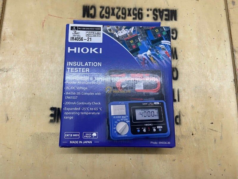  ĐỒNG HỒ ĐO ĐIỆN TRỞ CÁCH ĐIỆN HIOKI IR4056-21 - MÁY ĐO CÁCH ĐIỆN 5 THANG CHO THỢ ĐIỆN VÀ BẢO TRÌ 
