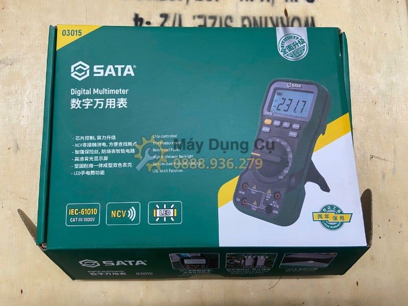  ĐỒNG HỒ ĐO KỸ THUẬT SỐ ĐA NĂNG SATA 03015 – LỰA CHỌN CHO THỢ ĐIỆN, BẢO TRÌ VÀ SỬA CHỮA 