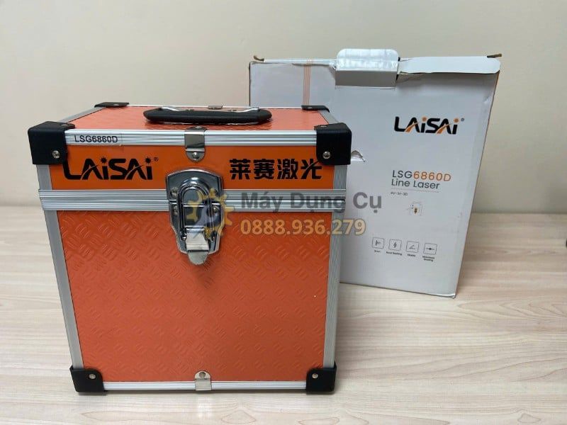  MÁY CÂN MỰC LASER 5 TIA XANH LAISAI LSG6860D - TIA XANH RÕ, TỰ CÂN BẰNG, PHÙ HỢP THI CÔNG NỘI THẤT 