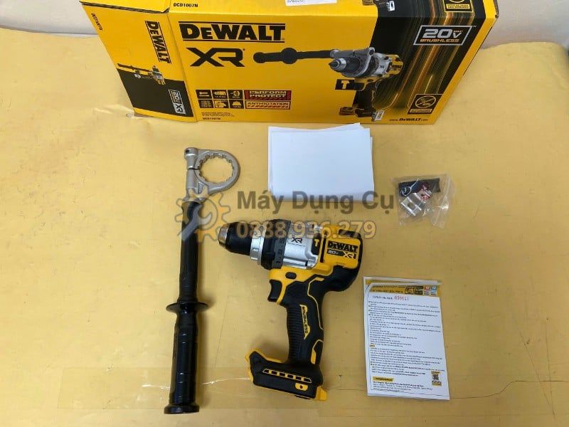  Máy Khoan Động Lực Dùng Pin 20V Dewalt DCD1007 Chính Hãng – Sức Mạnh Tối Tân Cho Công Trình 