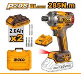  Máy siết vít dùng pin 20V- 285Nm INGCO CIRLI2028 