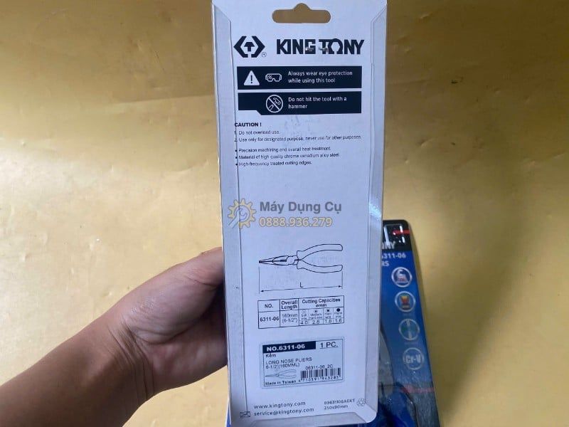  Kềm nhọn mỏ dài Kingtony 6311-06 6