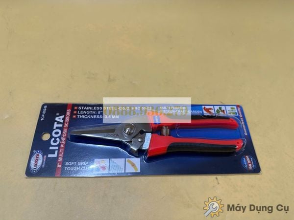  Kéo cắt bấm lưỡi thẳng Licota TGP-00248 (8 Inch) 