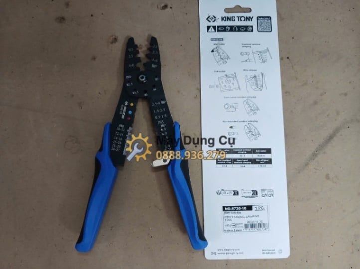  Kìm Bấm Cos Kingtony 6720-10 Đa Năng, Chính Hãng 