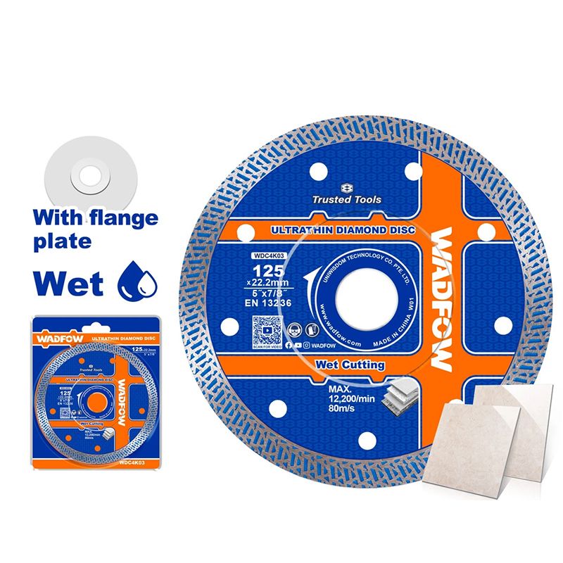  Lưỡi cắt gạch siêu mỏng 125x22.2mm Wadfow WDC4K03 