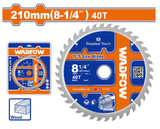  Lưỡi Cưa Gỗ 210mm WADFOW WTC2K00 40T 