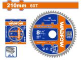  Lưỡi Cưa Nhôm TCT 210mm-60T WADFOW WTC2K01 