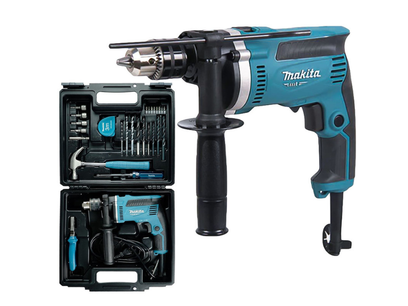  Máy Khoan Búa 26 Phụ Kiện Makita M8100KX2B 710W - Bộ Khoan Dùng Điện Trọn Bộ Cho Gia Đình Và Thợ Lắp Đặt 