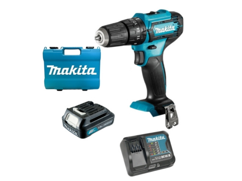  Makita HP333DWYB 12V Max - Máy Khoan Búa Và Vặn Vít Pin Gọn Nhẹ Cho Thợ Lắp Đặt 
