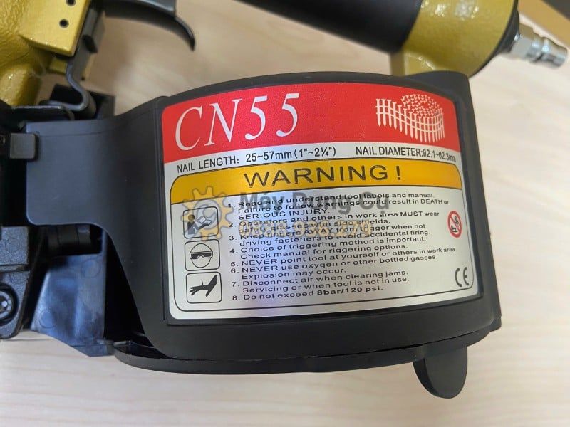  Súng Bắn Đinh Cuộn Meite CN55 Chính Hãng – Máy Bắn Đinh Dùng Hơi Cho Pallet, Thùng Gỗ 