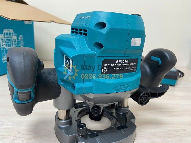 Máy Phay Gỗ Dùng Pin 40V Max Makita RP001GZ 12.7mm Chính Hãng – Bộ 2 Pin, 1 Sạc 