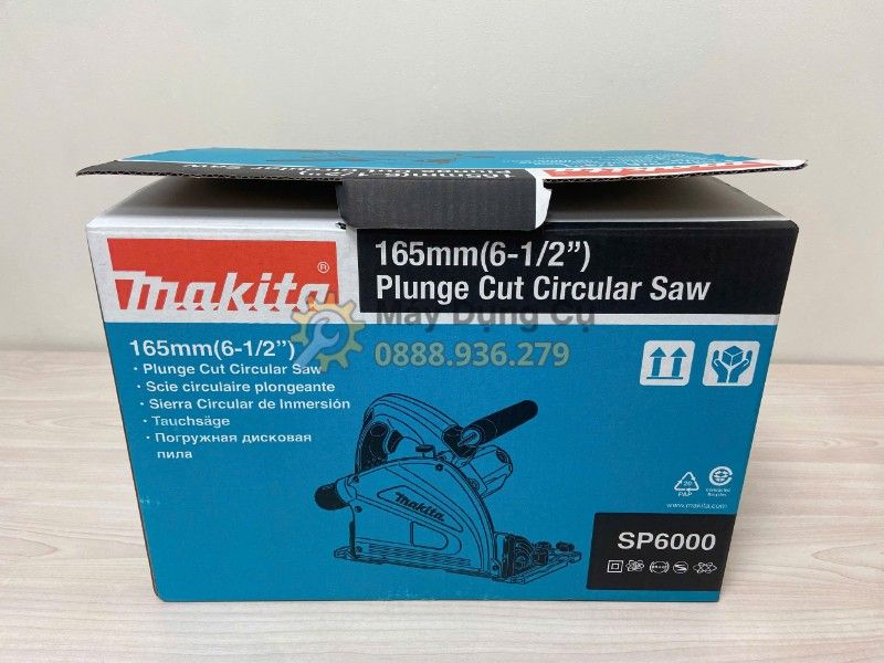  Máy Cưa Đĩa Makita SP6000 Chính Hãng 1300W – Máy Cưa Đĩa 165mm Cắt Gỗ Chính Xác 