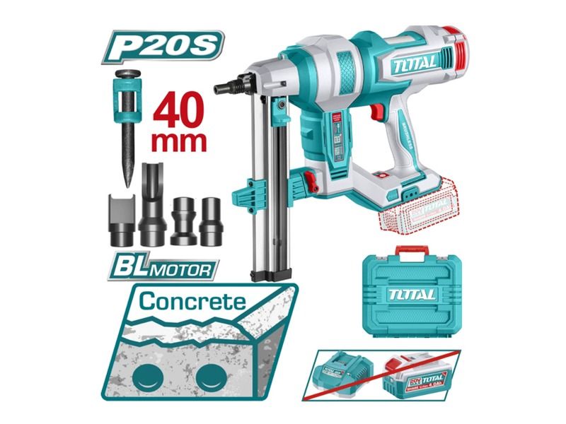  Máy bắn đinh bê tông dùng pin 20V TCNLI9005 (Chưa Pin & Sạc) 