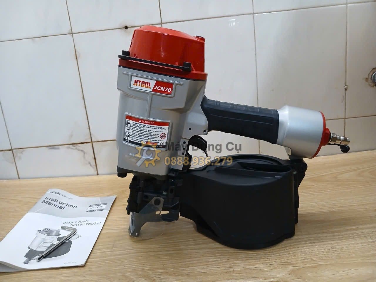  Máy Bắn Đinh Cuộn Jit JN70C Chính Hãng Có Sẵn Tại Máy Dụng Cụ 