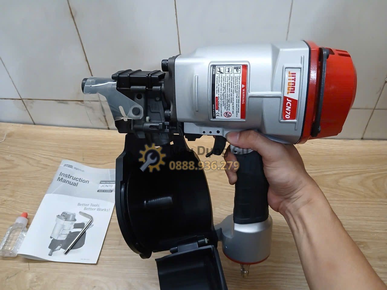  Máy Bắn Đinh Cuộn Jit JN70C Chính Hãng Có Sẵn Tại Máy Dụng Cụ 