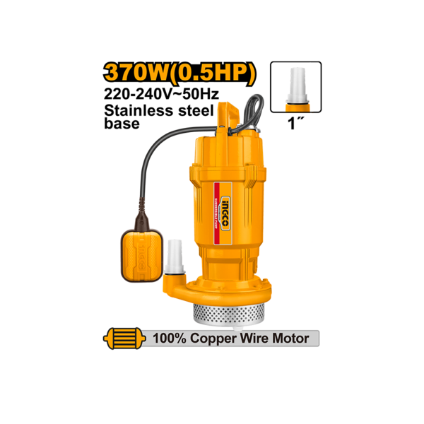  Máy bơm chìm nước sạch INGCO SPC3708 