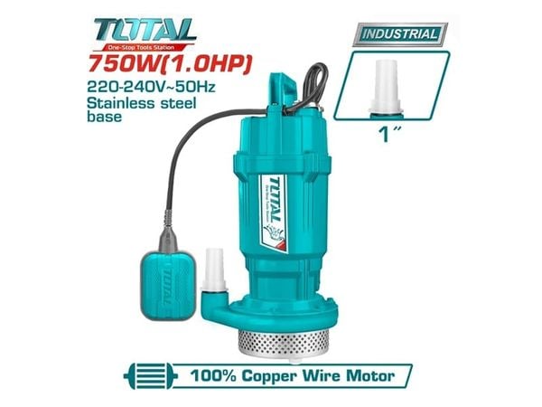  Máy bơm chìm nước sạc 750W Total TWP67506 