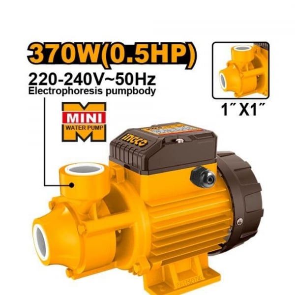  Máy bơm nước 370W-0.5HP (đầu bơm mini) INGCO VPM37028 