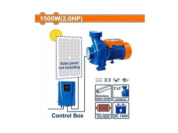  1500W Máy bơm nước năng lượng mặt trời Wadfow WWPCDC051 