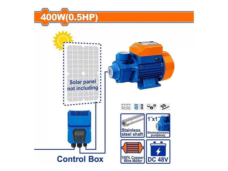  Máy bơm nước năng lượng mặt trời Wadfow WWPVDC01 (Không kèm tấm năng lượng mặt trời) 