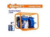  Máy Bơm Nước Thải Chạy Xăng 80mm(3