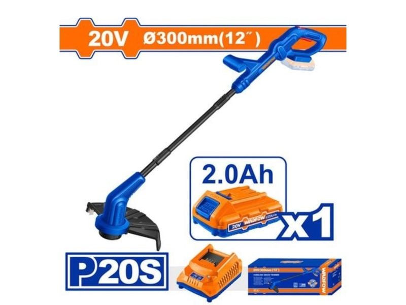  Máy Cắt Cỏ Dùng Pin 20V-300mm (1 Pin 20V 2.0Ah) WADFOW WGTP535 