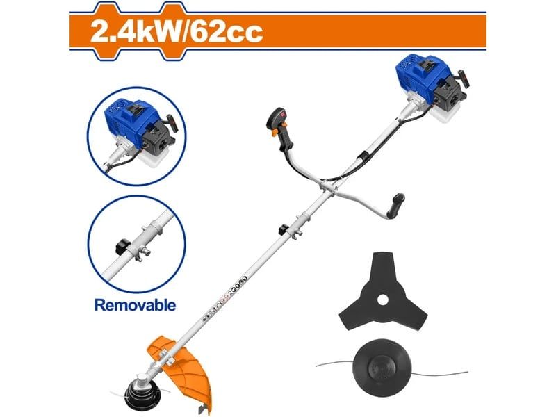  Máy Cắt Tỉa Hàng Rào Và Cắt Cỏ Dùng Xăng 2.4Kw WADFOW WGM2562 